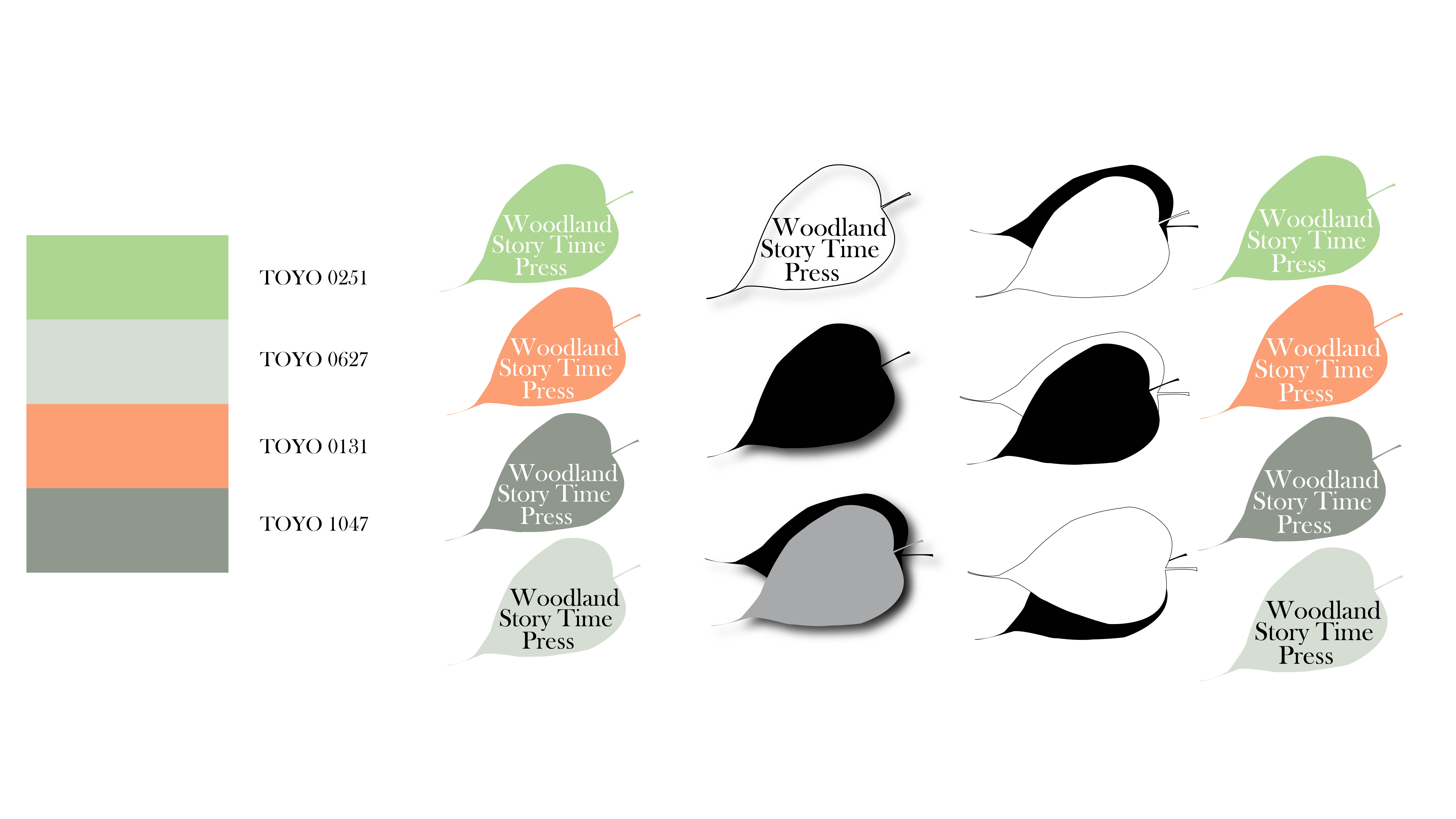 Variations of chosen logo